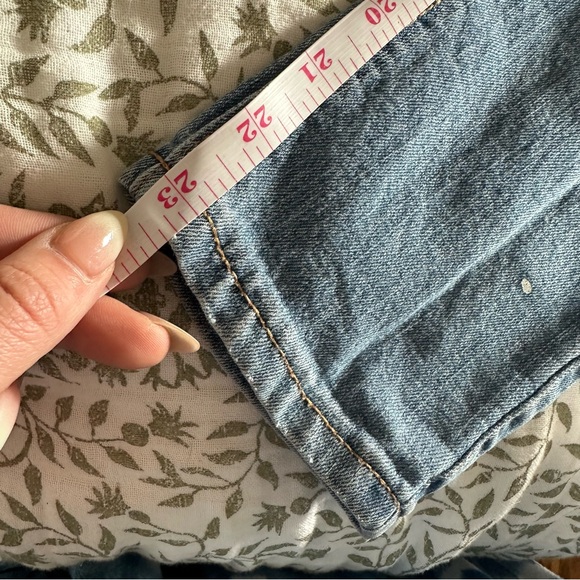 Cat & Jack Girls M 7/8 Jean Overalls Distressed Splattered Paint Denim Overalls - Picture 9 of 11